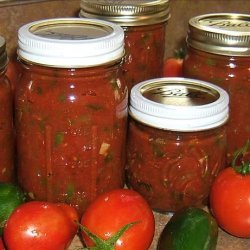 Zesty Salsa for Canning recipe
