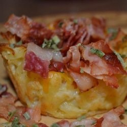 Shredded Potato Baskets With Cheese and Bacon #5FIX recipe