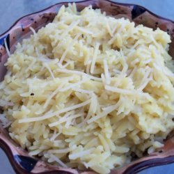 Cheesy Orzo recipe
