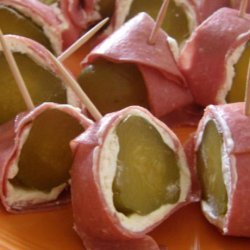 Dill Pickle Ham Pinwheels (Ham Rollups) recipe
