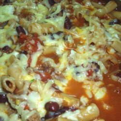 Easy Skillet Cheese-Topped Chili Macaroni recipe