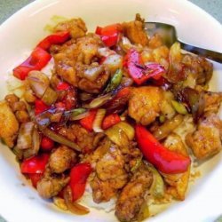 Chinese Chicken with Black Pepper Sauce recipe