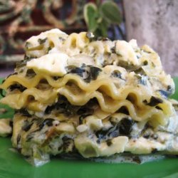 Artichoke Spinach Lasagna recipe