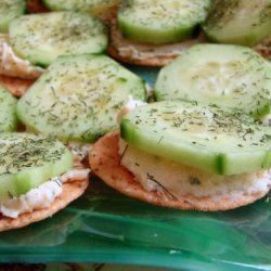 Cucumber and Cream Cheese Appetizers recipe