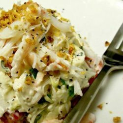 Crab Ranch Gorgonzola Slaw #RSC recipe
