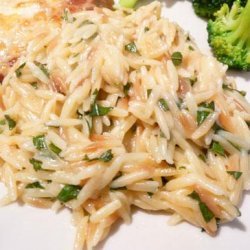 Orzo with Parmesan and Basil recipe