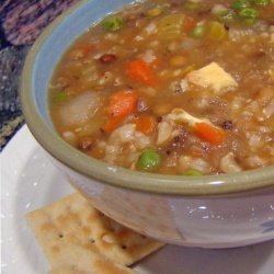 Lentil and Brown Rice Soup recipe