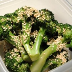Sesame Broccoli, Really..it's Good! recipe