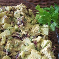 Curried Cranberry Chicken Salad recipe