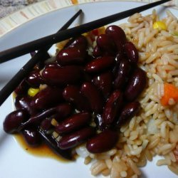 Korean Spiced Kidney Beans recipe