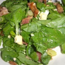 Wilted spinach salad recipe