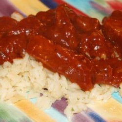 Southern Barbecued Beef Tips recipe