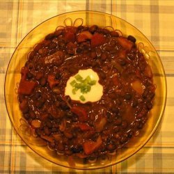 Black Bean and Chocolate Chili recipe