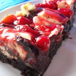 Fudgy Cherry-Cheesecake Brownie Bars recipe
