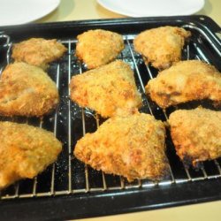 Baked Buttermilk Mustard Chicken Thighs recipe