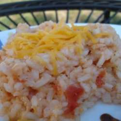 Cheesy Salsa Rice recipe