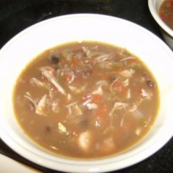 Southwest Chicken Black Bean Soup recipe