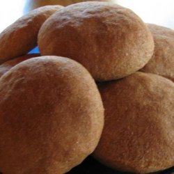 Mom's 100% Whole Wheat Air Buns (Rolls)  for Abm recipe