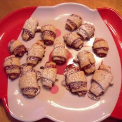 Raspberry Pastry Roll-Ups recipe