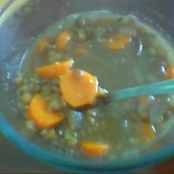 Garlic Lentil Soup recipe