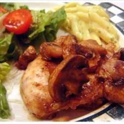 Balsamic Chicken and Mushrooms recipe
