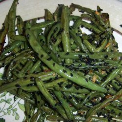Sesame Roasted Green Beans recipe