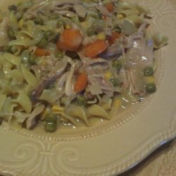 Quickie Chicken and Noodles recipe