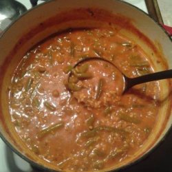 Healthy Hamburger and Green Bean Soup recipe