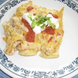 Creamy Chicken Enchiladas recipe