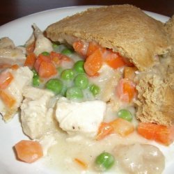 Chicken Pot Pie with Biscuit Crust recipe