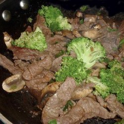 Stir fried Garlic Beef with Broccoli recipe