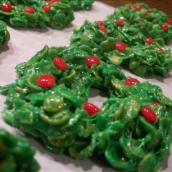 Christmas Cornflake Wreath Cookies recipe