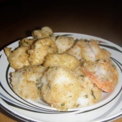 Parmesan Crusted Broiled Scallops recipe
