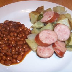 Barbecue Grilled Kielbasa  Dinner Packets recipe