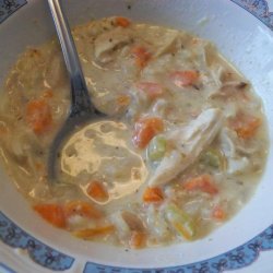 Minnesota Cream of Chicken & Wild Rice Soup recipe