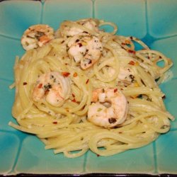 Shrimp Scampi With Pasta Alfredo recipe