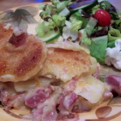 Heavenly Potatoes and Ham recipe