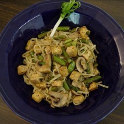 Soy Glazed Tofu and Asparagus recipe