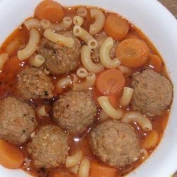 Meatball Soup recipe