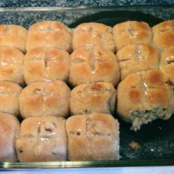 Hot Cross Buns - Bread Machine recipe