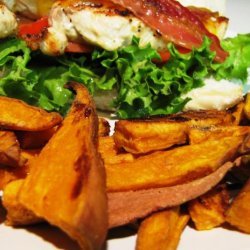 Delish Sweet Potato  fries  Low Fat recipe