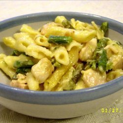 Chicken and Penne Parmesan recipe