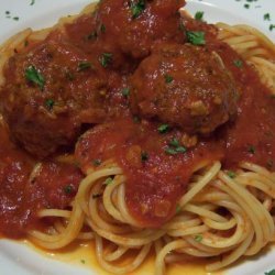 Spaghetti Sauce and Meatballs recipe