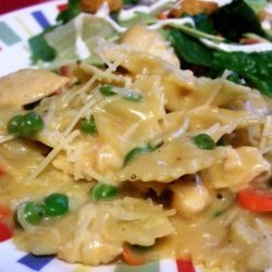 One Dish Chicken and Bows recipe