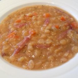 Slow Cooker Split Pea and Ham Soup recipe