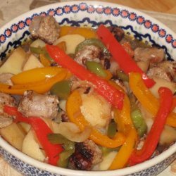 Sausage, Peppers, and Potatoes recipe