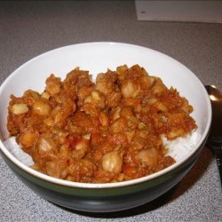Spicy Crock Pot Chickpeas recipe