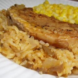 Simply Oven Baked Pork Chops and Rice recipe
