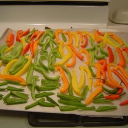 Frozen Bell Peppers (For Recipes) recipe