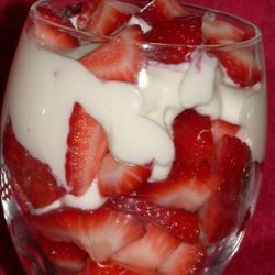 Strawberries With Devonshire Cream recipe